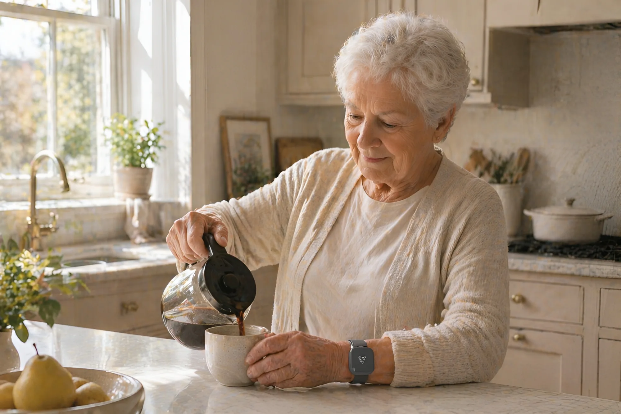 Wear-Tech Companion device worn through daily life